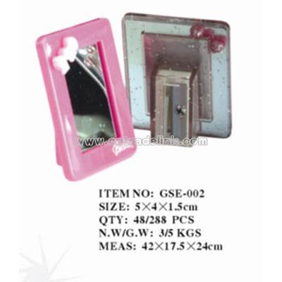 Mirror with Pencil Sharpener