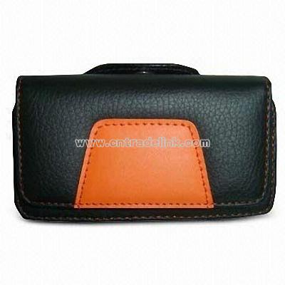 Mobile Phone Pouch with Button Closure