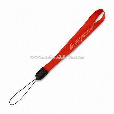 Mobile Phone Strap with Laser Logo Print