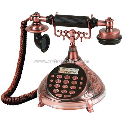 Modeled after an antique Telephone