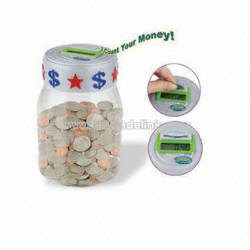 Money Box for Coin with LCD Display