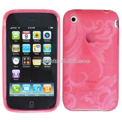 Morning Glory Crystal Silicon Skin Case for iPhone 3G/ 3GS
