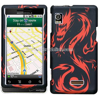 Motorola Droid A855 Fire Dragon Protector Case