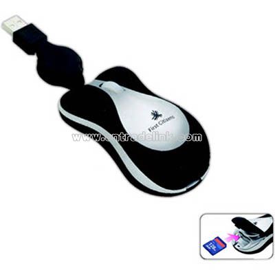 Mouse with card reader