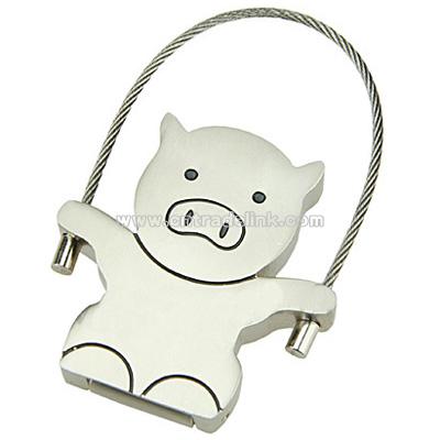 Mr. Piggy Keychain USB Flash Drive