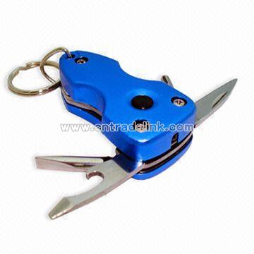 Multi-Function Keychain With Flashlight