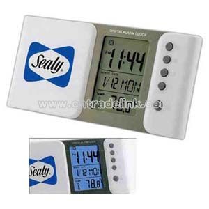 Multi function LCD alarm clock