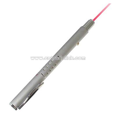 Multifunction Pen/Laser Pointer Pen with Four L736 Button Cells