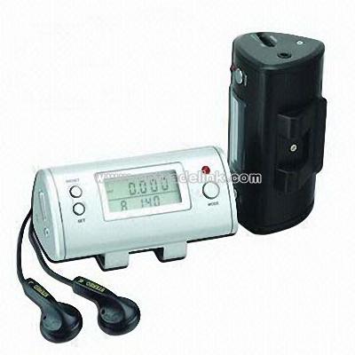 Multifunction Radio Pedometer