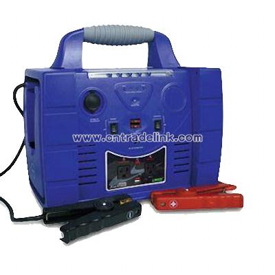 Multifunctional Jump Starter with 260psi Compressor and LED Energy-saving Light