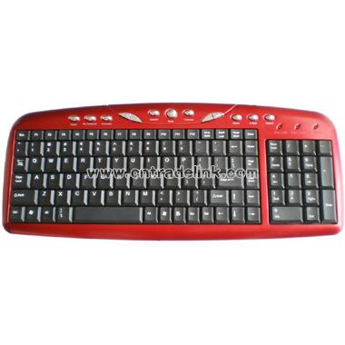 Multimedia keyboard