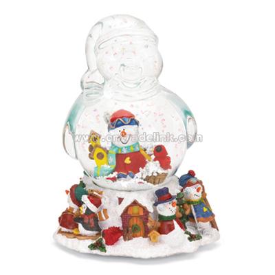 Musical Snowman Snowglobe