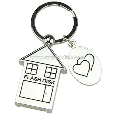 My Home Keychain USB Flash Drive