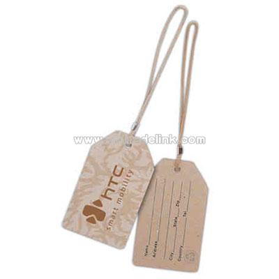 Natural Design Bag Id Tag