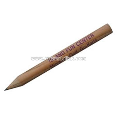 Natural Round Golf Pencil