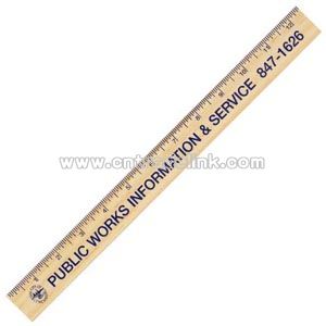 Natural Wooden Finish Ruler