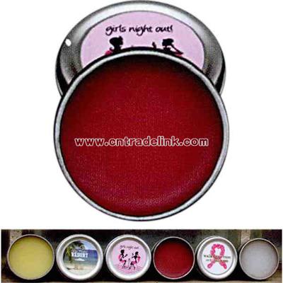 Natural berry lip gloss tin