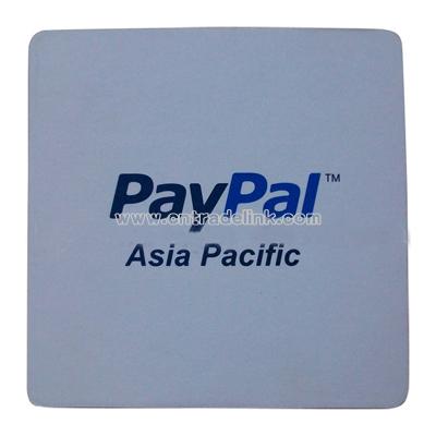 Natural rubber coaster