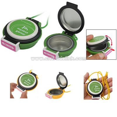 Neck String Portable Mini Cigarette Ashtray Holder