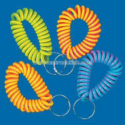 Neon Coil Key Chains