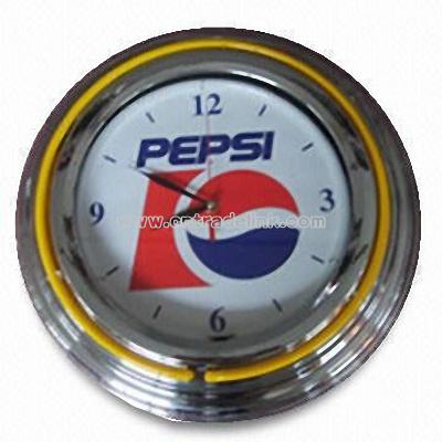 Neon Tubes Clock