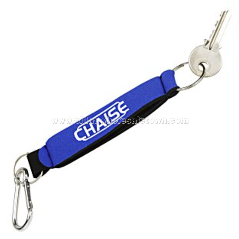 Neoprene Keychain with Carabiner