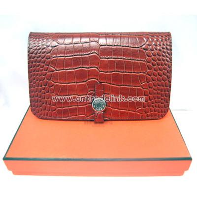 New Crocodile Leather Wallet Purses Bag