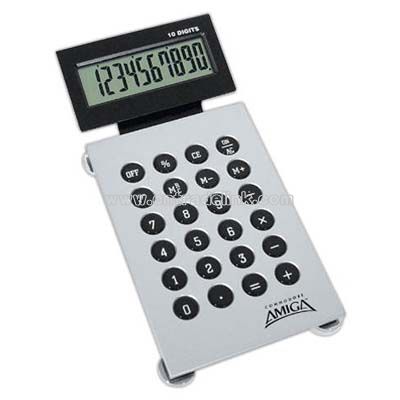 New look desk calculator with 10 digit display