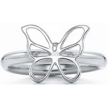 Nice 925 Sterling Silver Butterfly Ring