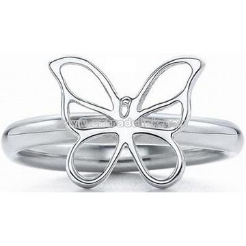 Nice 925 Sterling Silver Butterfly Ring