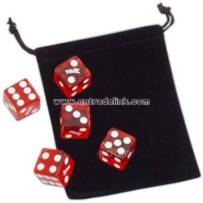 Nice dice game set with Pouch