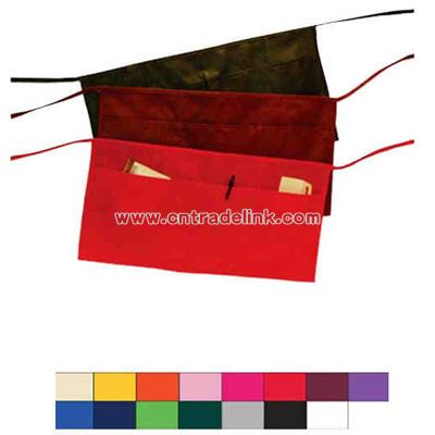 Non woven polypropylene waist apron with three pockets