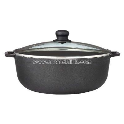 Nonstick Caldero with Glass Lid