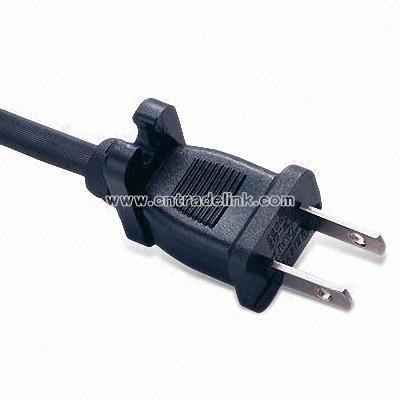 North American Power Cord with Cord Clamp