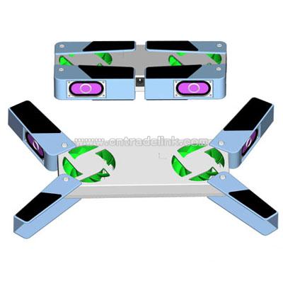 Notebook Cooling Pad Speakers