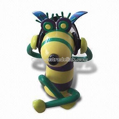 Novelty FM Auto Scan Radio in Humorous & Cute Doggy Shape