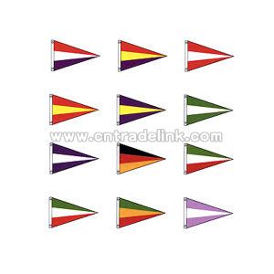 Nylon 3 stripe pennant