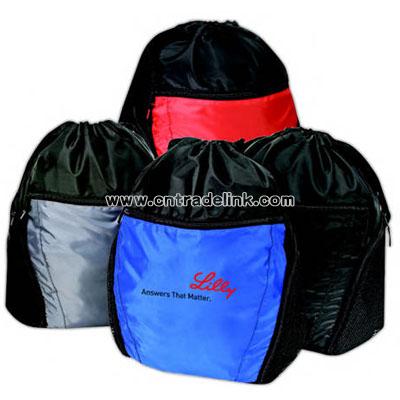 Nylon Drawstring Backpack