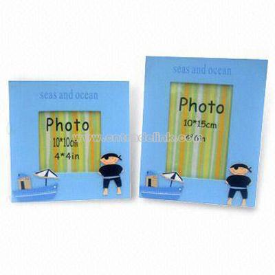 Ocean Design Standing Wooden Photo Frame