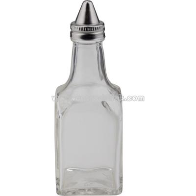 Oil and vinegar cruet glass shaker