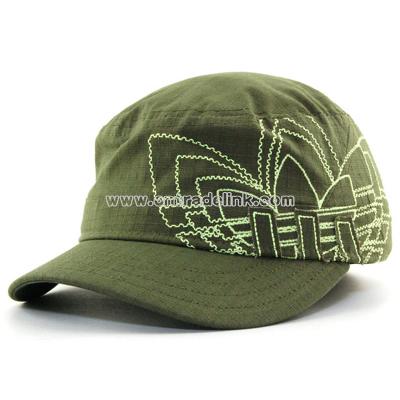 Olive Blammo Military Cap