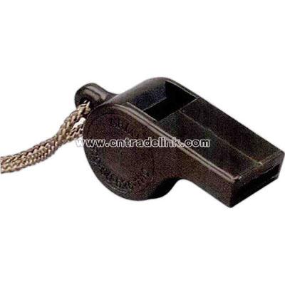 Olive drab police whistle