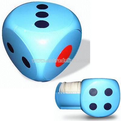 One-touch Glide-out CD Storage Boxes in Special Dice Shape