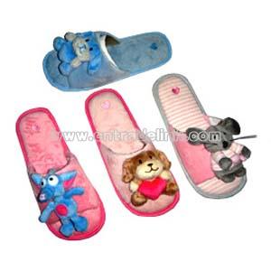 Open Toe Animal Indoor Slipper