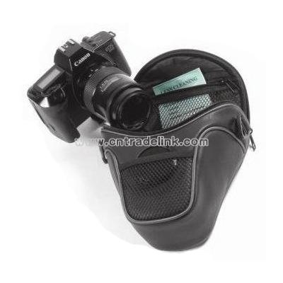 Opteka SLR & DSLR Camera Short Zoom Holster Case w/Adjustable Shoulder Strap