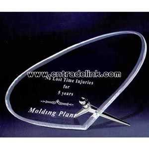 Optic crystal award