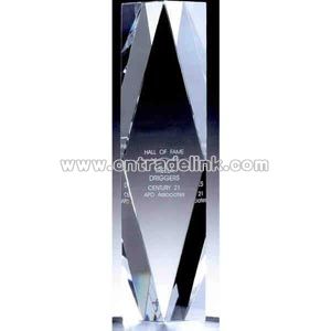 Optic crystal tower award