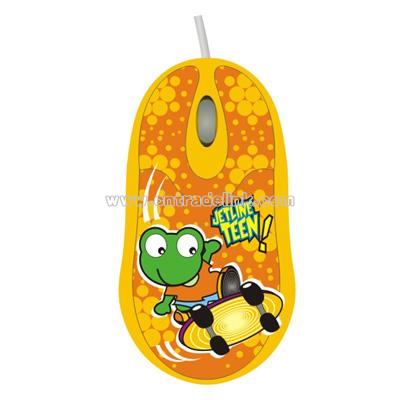 Optical Mouse in Colorful Painting