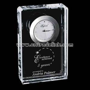 Optical crystal clock