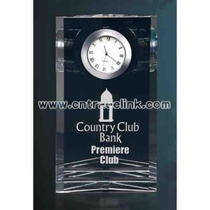 Optical crystal clock
